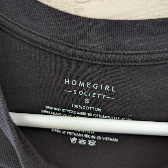 Magic Mushroom Baby Tee Shirt Size S 90s Y2k Retro - Picture 3 of 4